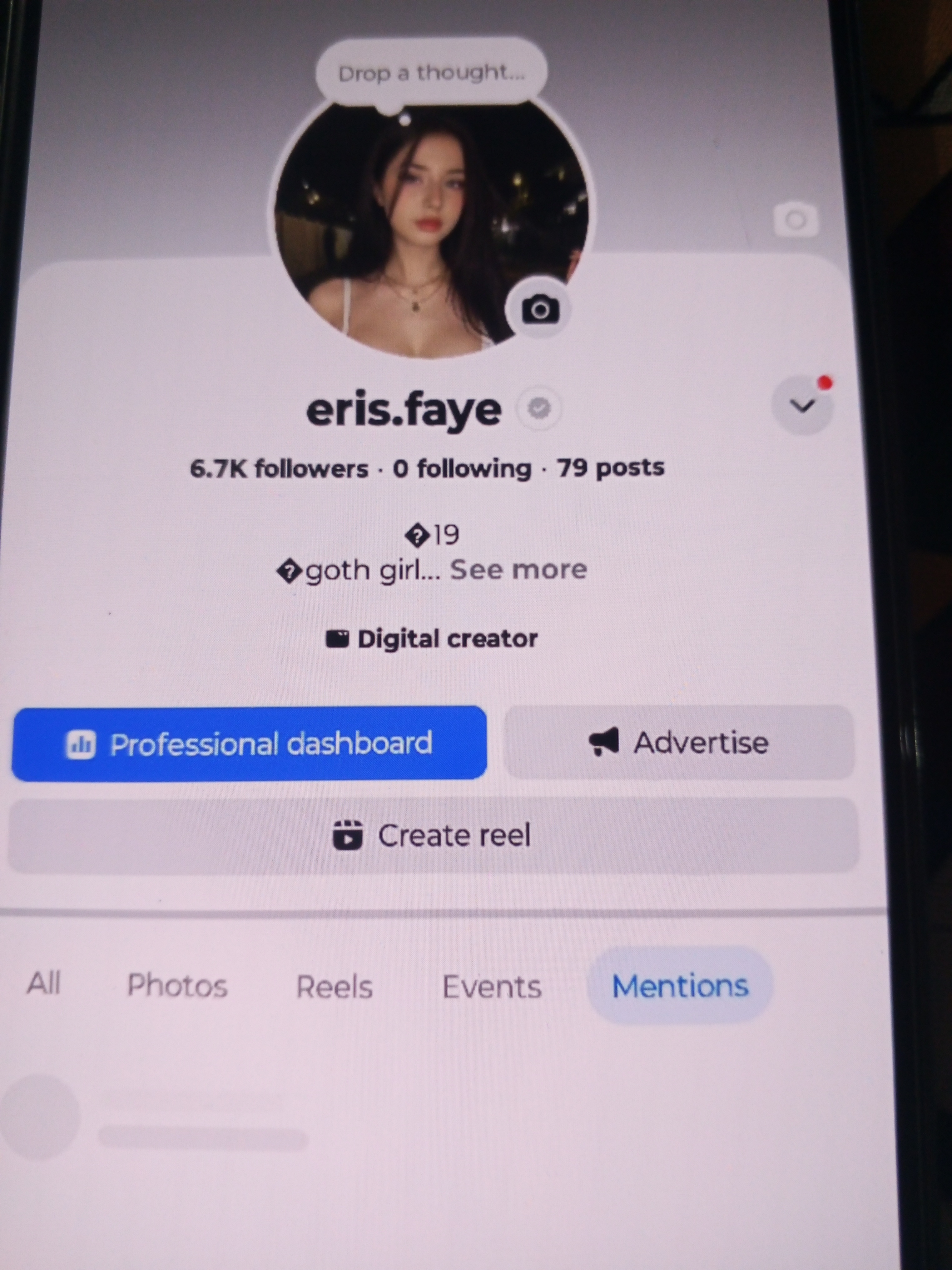 eris faye yt analytics screenshot