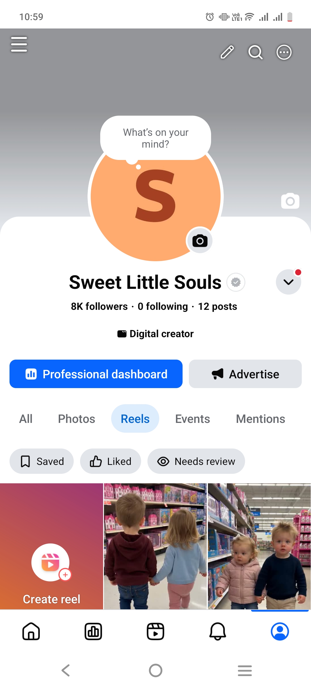 Sweet little Souls analytics screenshot